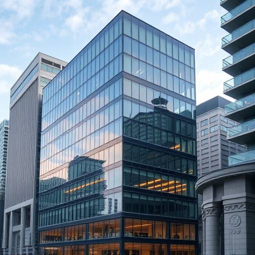 GameEthos headquarters, a modern office building in downtown Seattle.