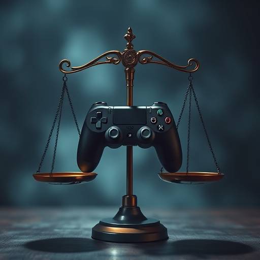 Scales of Justice with a Game Controller